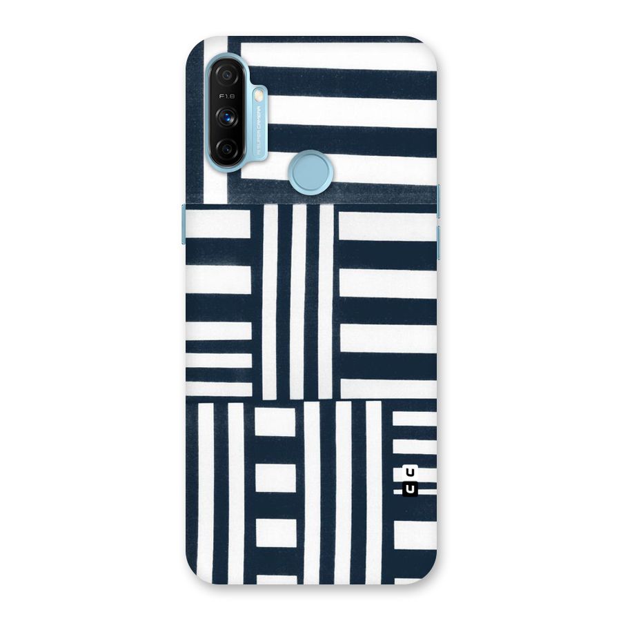 Square  Stripes Back Case for Realme Narzo 20A