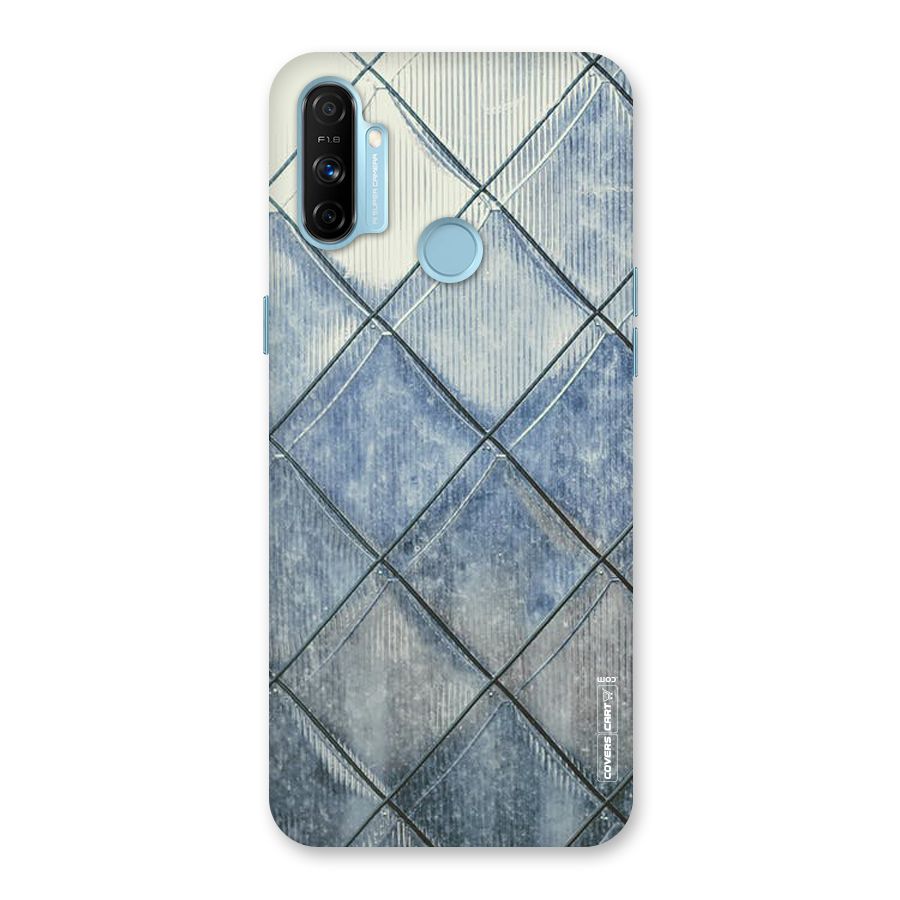 Steel Blue Pattern Back Case for Realme Narzo 20A
