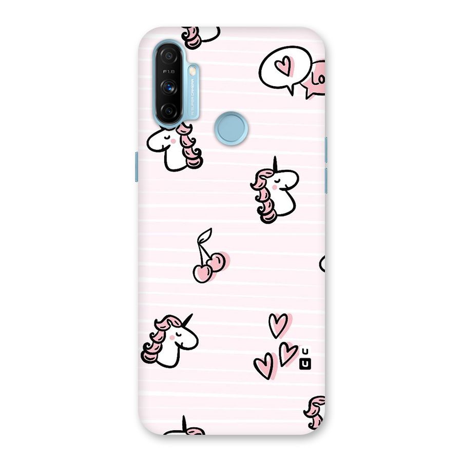 Strawberries And Unicorns Back Case for Realme Narzo 20A