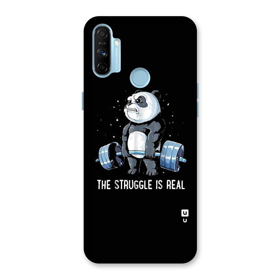 Struggle is Real Panda Back Case for Realme Narzo 20A
