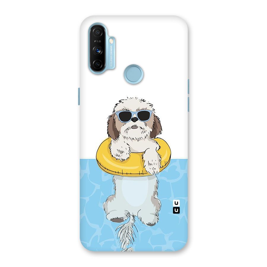 Swimming Doggo Back Case for Realme Narzo 20A