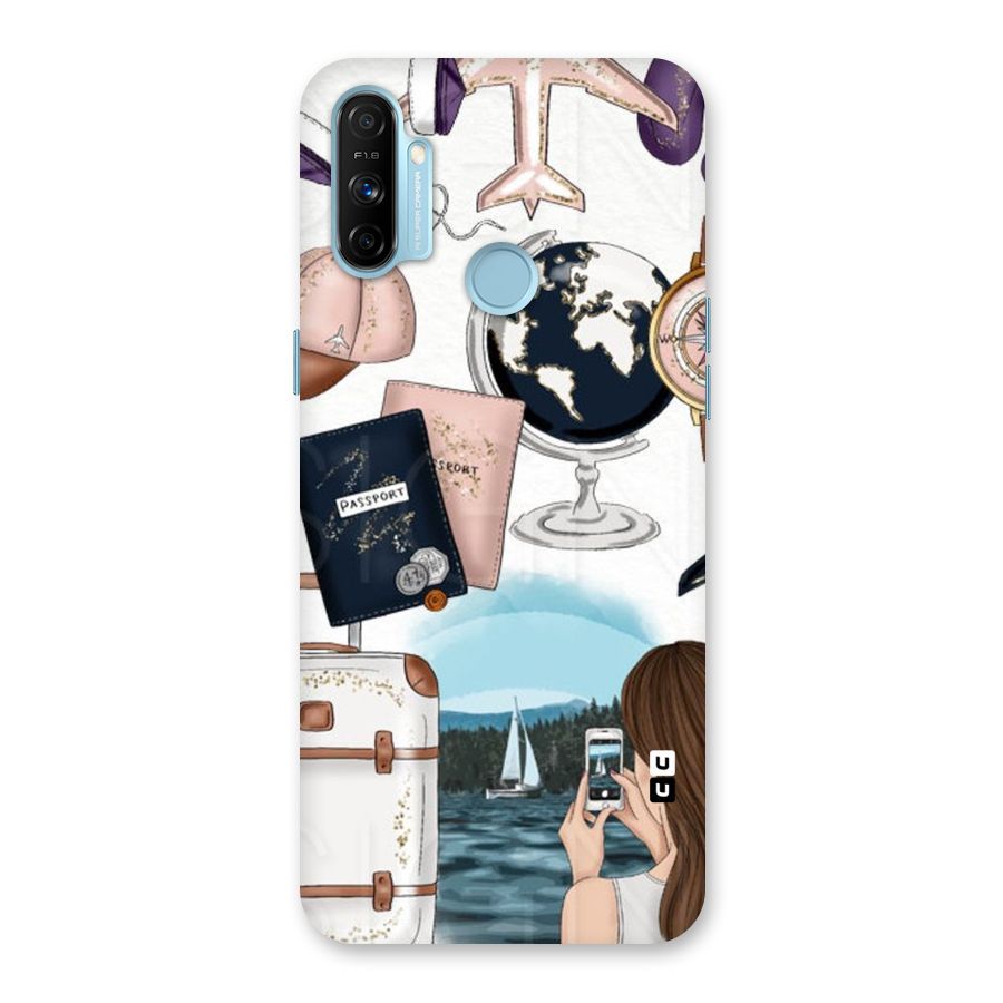 Travel Diaries Back Case for Realme Narzo 20A