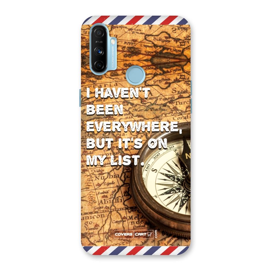 Travel Map Back Case for Realme Narzo 20A