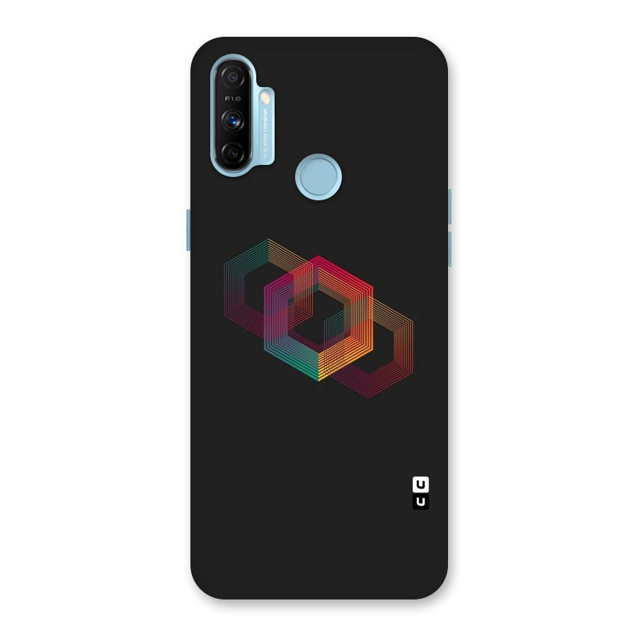 Tri-hexa Colours Back Case for Realme Narzo 20A