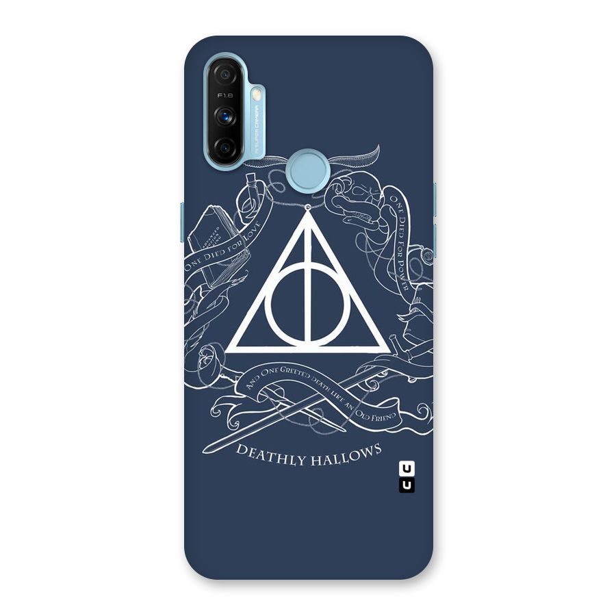 Triangle Blue Back Case for Realme Narzo 20A