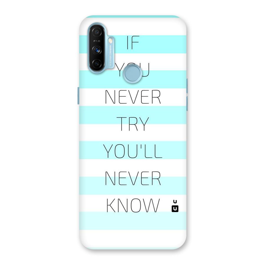 Try Know Back Case for Realme Narzo 20A