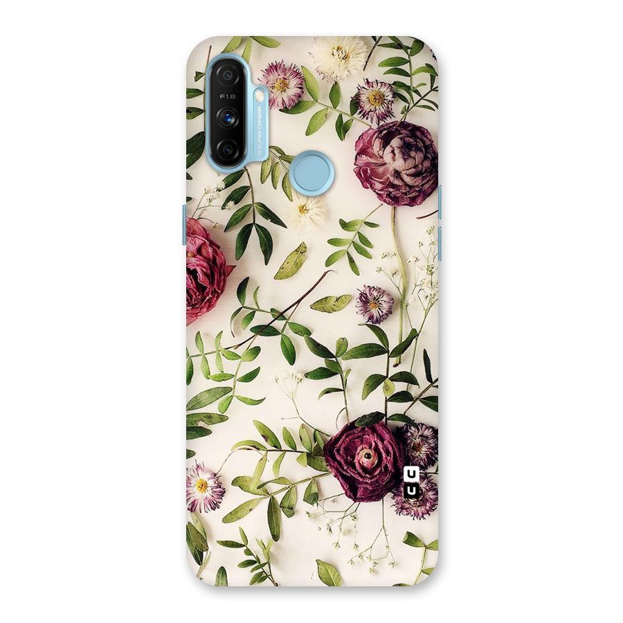 Vintage Rust Floral Back Case for Realme Narzo 20A
