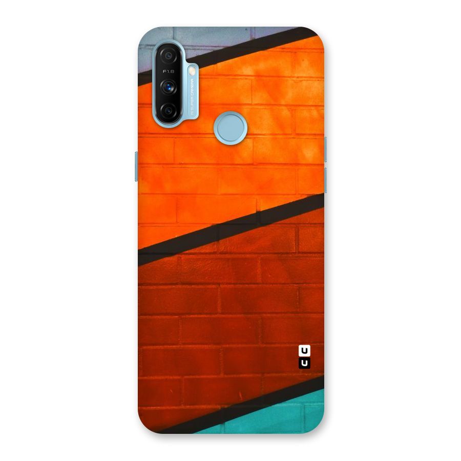 Wall Diagonal Stripes Back Case for Realme Narzo 20A