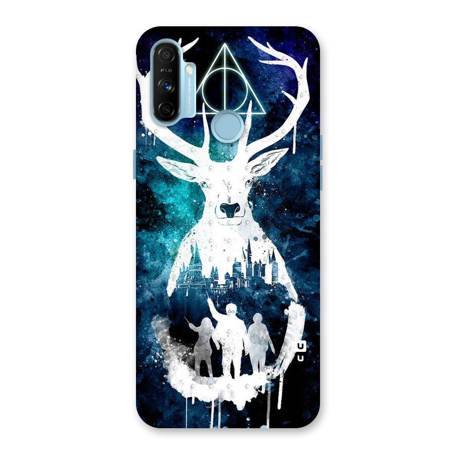 White Deer Back Case for Realme Narzo 20A