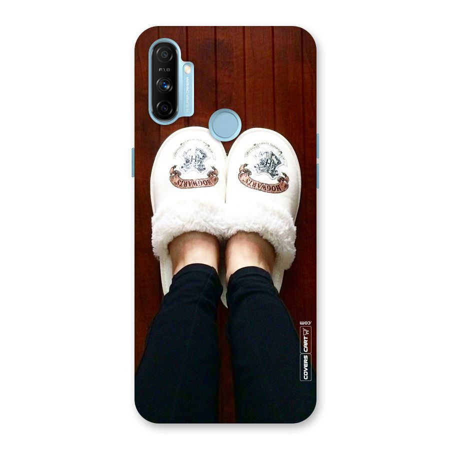 White Feets Back Case for Realme Narzo 20A