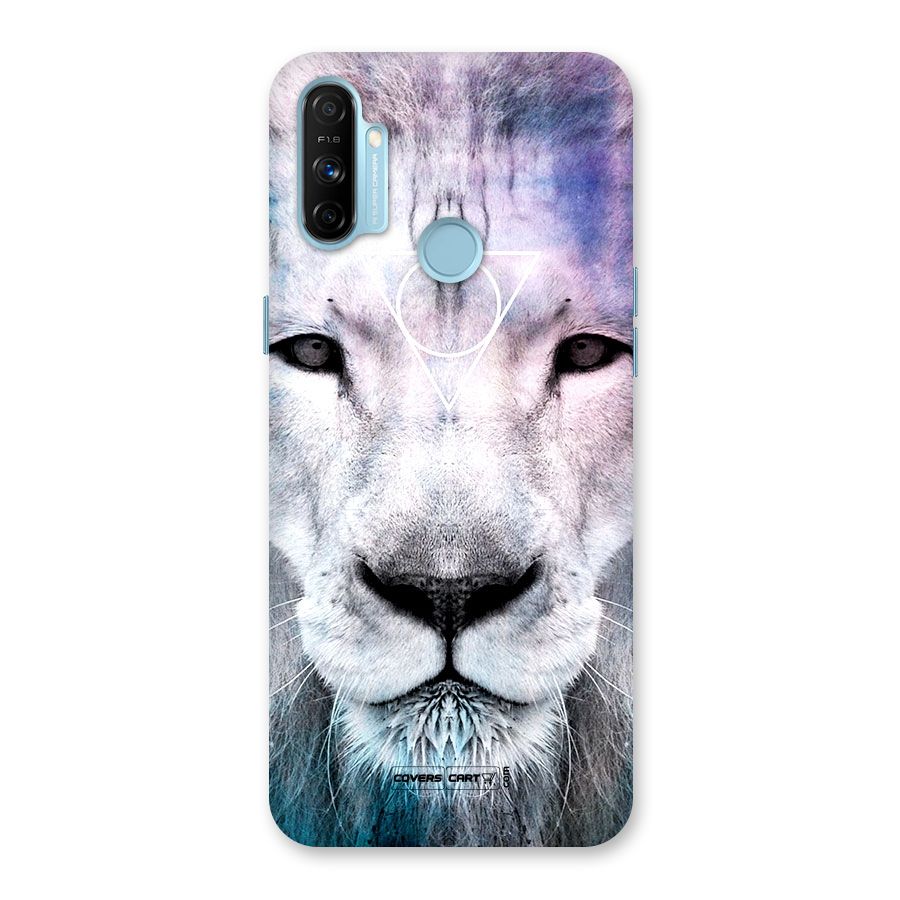 White Lion Back Case for Realme Narzo 20A