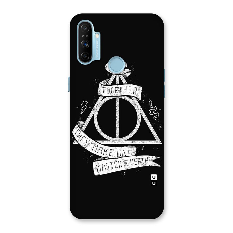 White Ribbon Back Case for Realme Narzo 20A