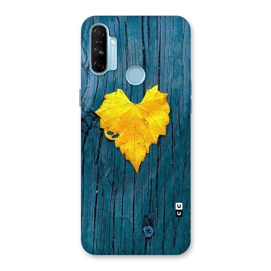 Yellow Leaf Back Case for Realme Narzo 20A