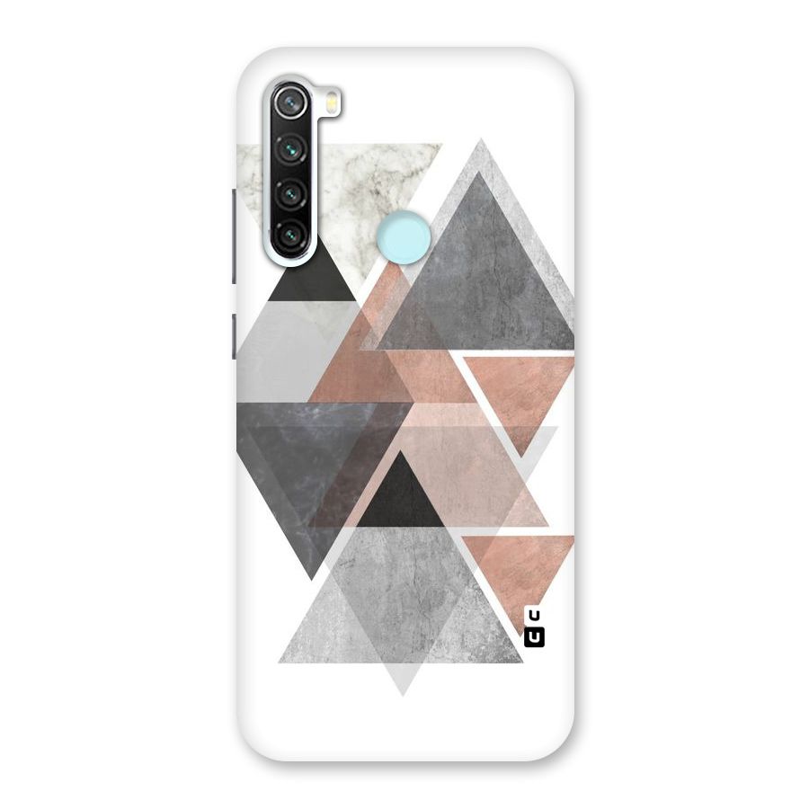 Abstract Diamond Pink Design Back Case for Redmi Note 8