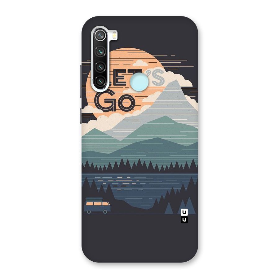 Abstract Travel Back Case for Redmi Note 8