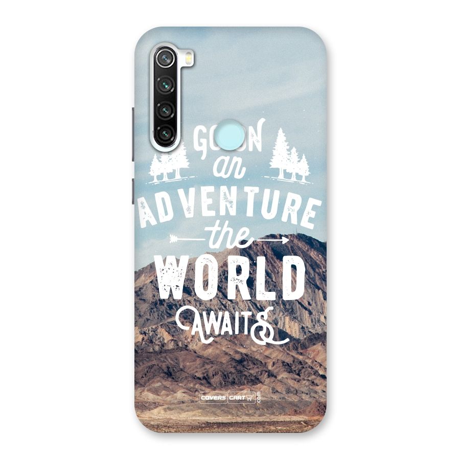 Adventure World Back Case for Redmi Note 8