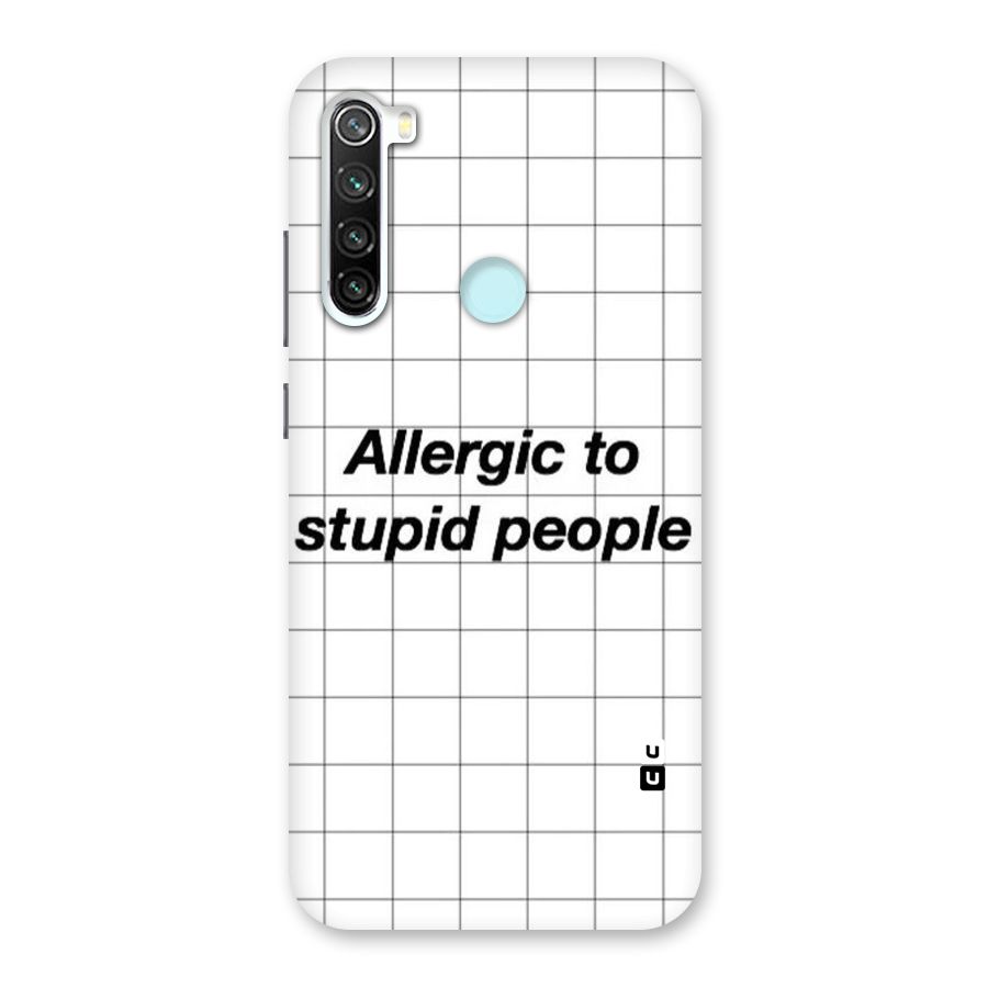 Allergic Back Case for Redmi Note 8