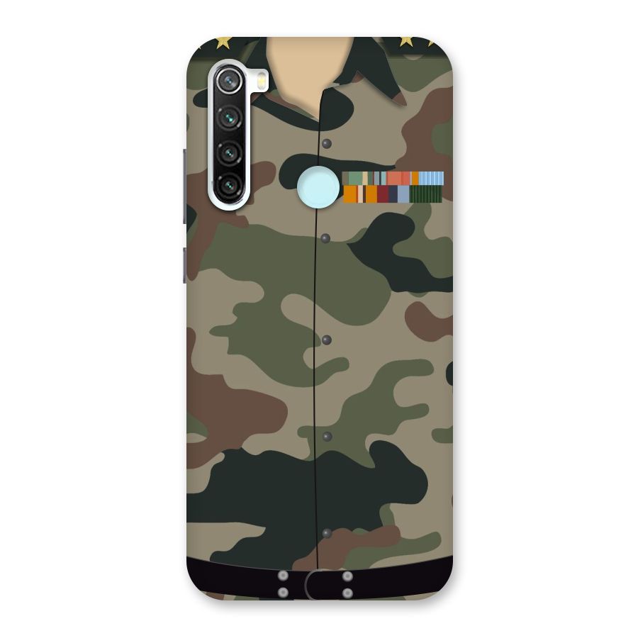 Army Uniform Back Case for Redmi Note 8