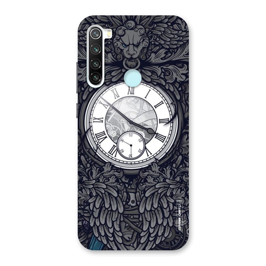 Artsy Wall Clock Back Case for Redmi Note 8