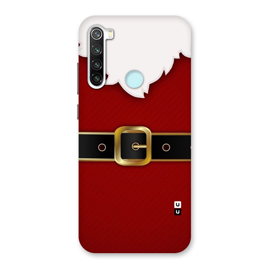 Black Belt Design Back Case for Redmi Note 8