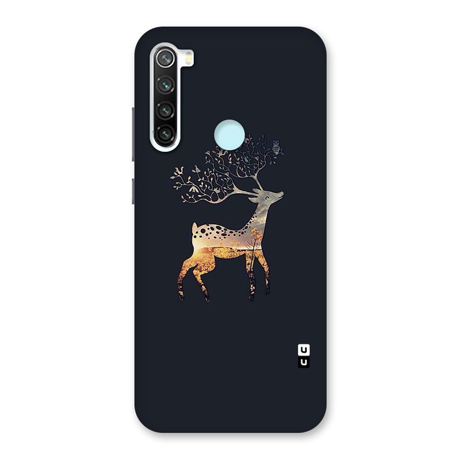 Black Deer Back Case for Redmi Note 8