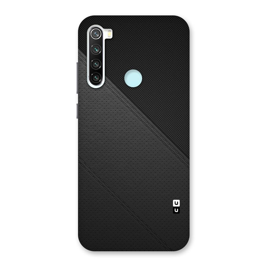 Black Polka Stripe Back Case for Redmi Note 8