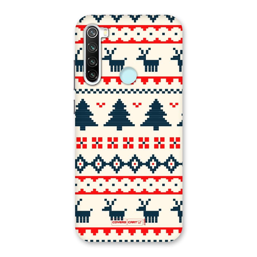 Christmas Design Pattern Back Case for Redmi Note 8