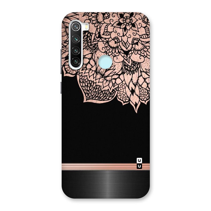 Classic Black Sleak Design Back Case for Redmi Note 8