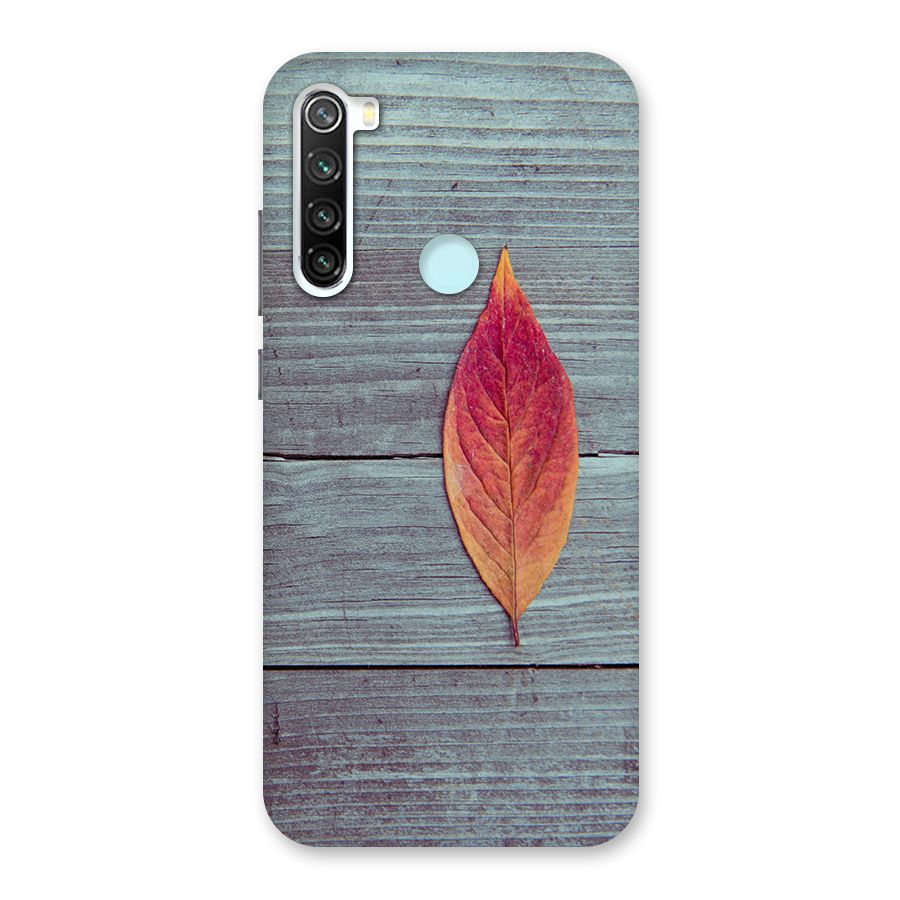 Classic Wood Leaf Back Case for Redmi Note 8