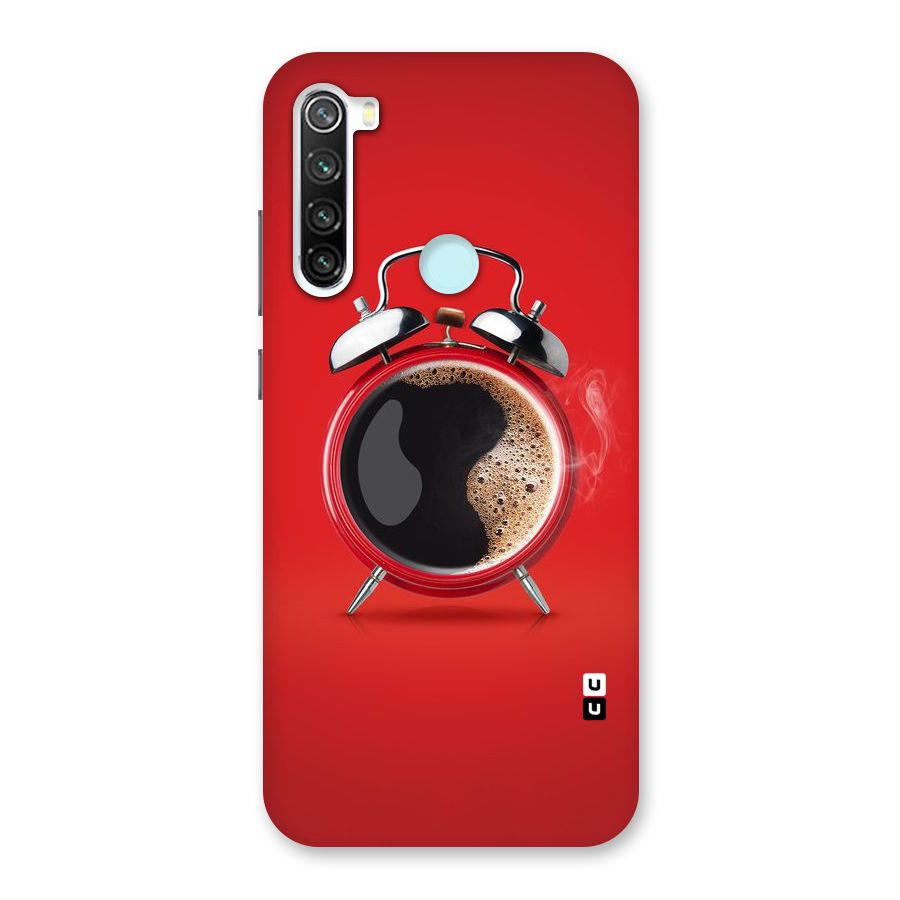 Coffee Clock Back Case for Redmi Note 8