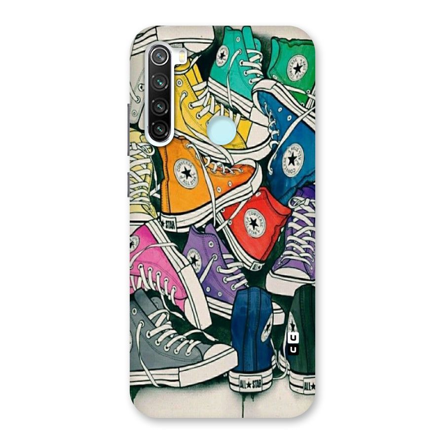 Colorful Shoes Back Case for Redmi Note 8