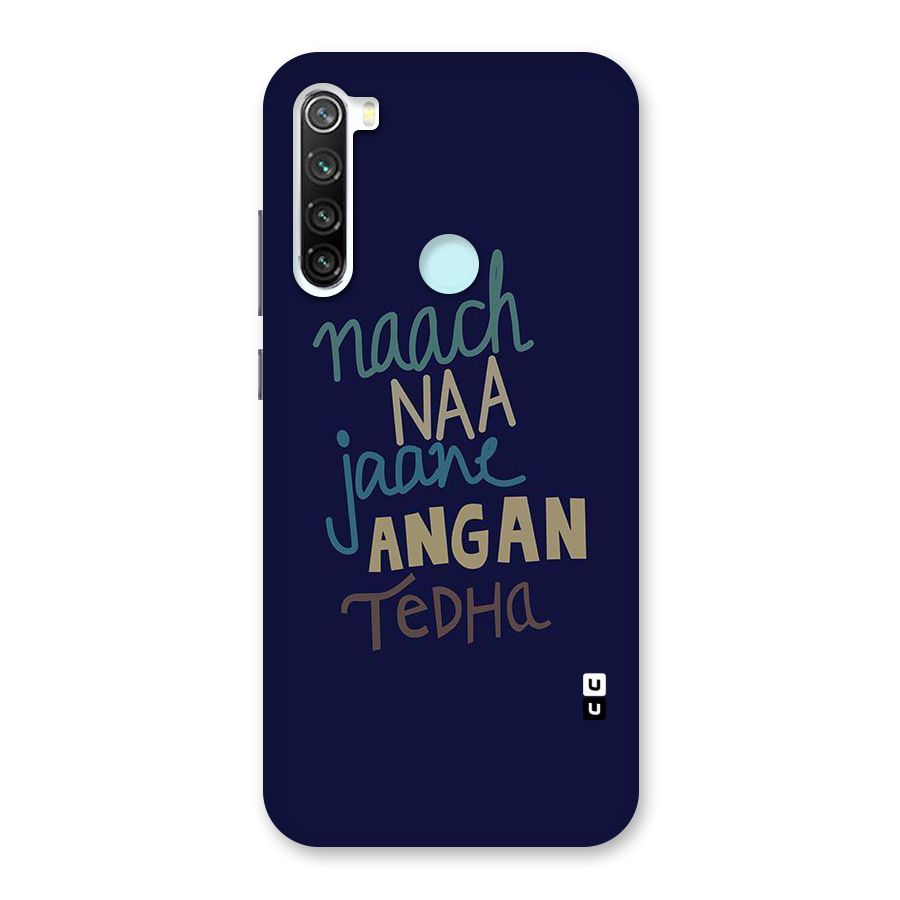Dance Words Back Case for Redmi Note 8