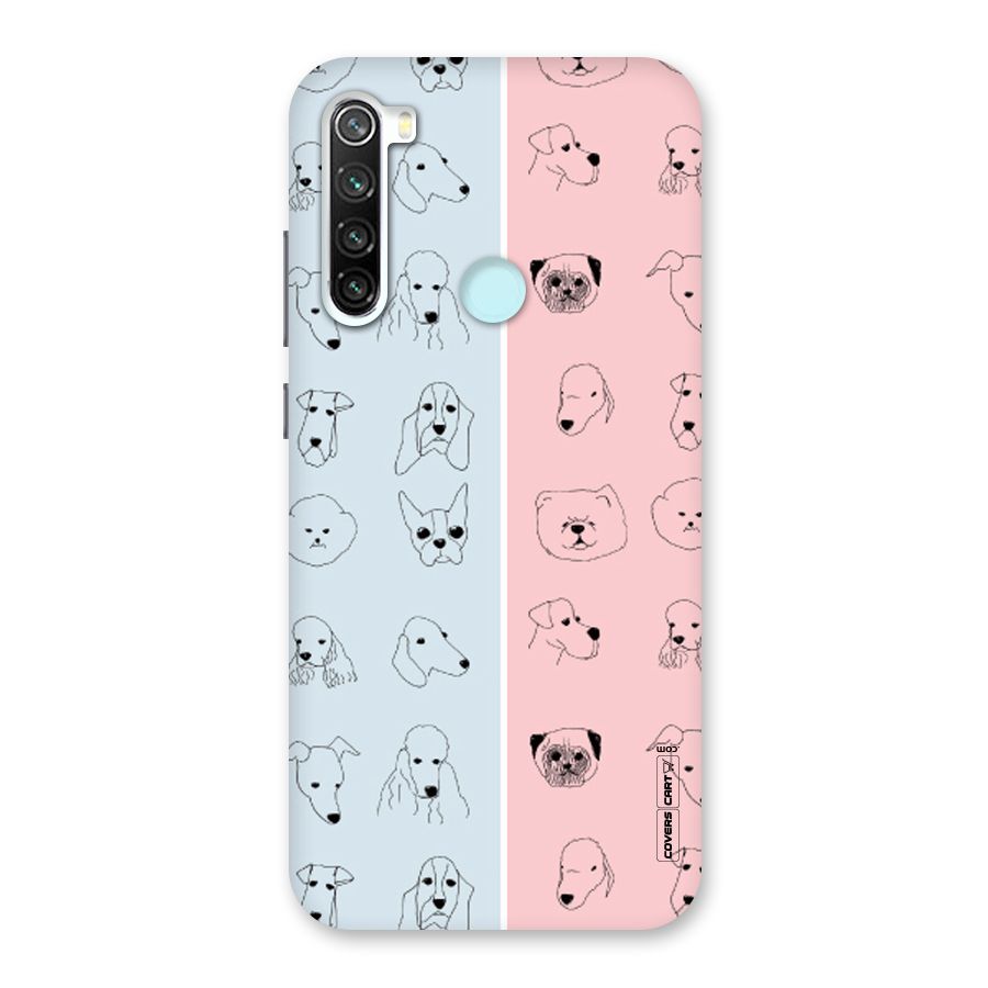 Dog Cat And Cow Back Case for Redmi Note 8