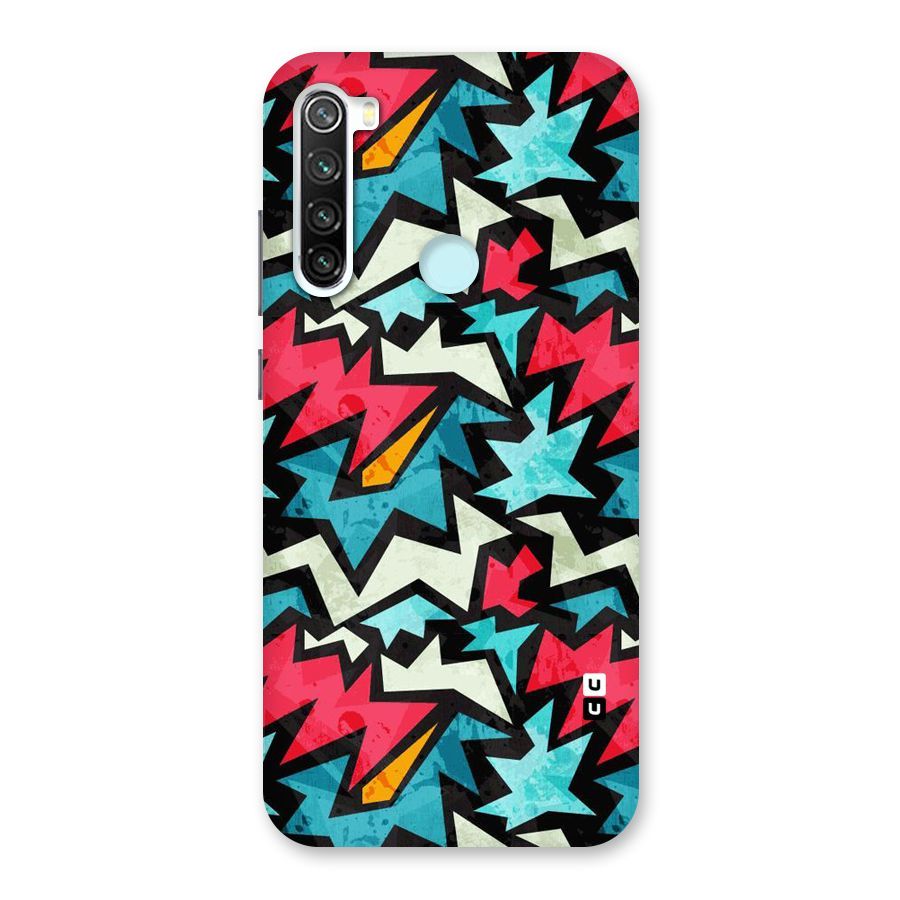 Electric Color Design Back Case for Redmi Note 8