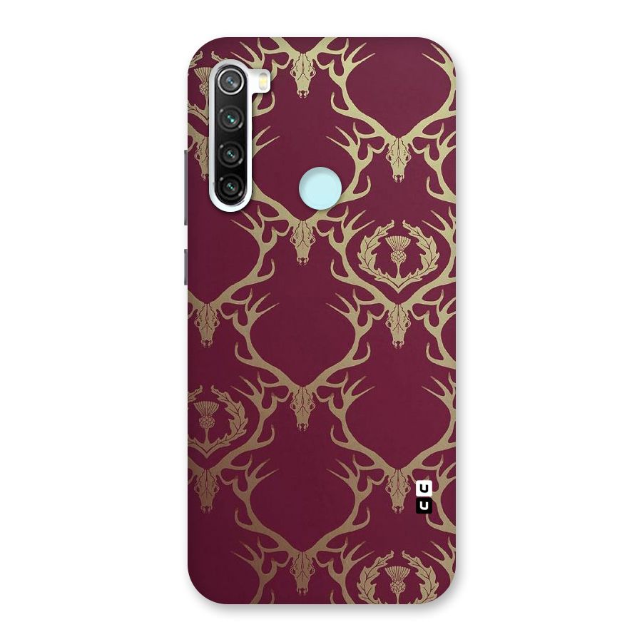 Golden Bull Design Back Case for Redmi Note 8