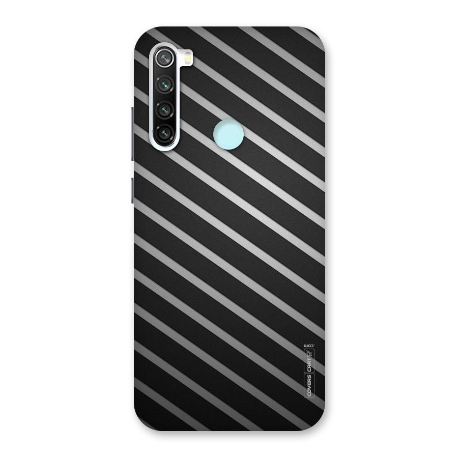 Grey And Black Stripes Back Case for Redmi Note 8