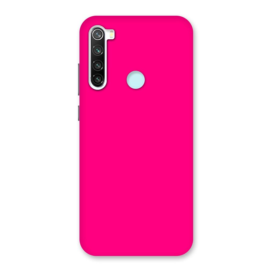 Hot Pink Back Case for Redmi Note 8
