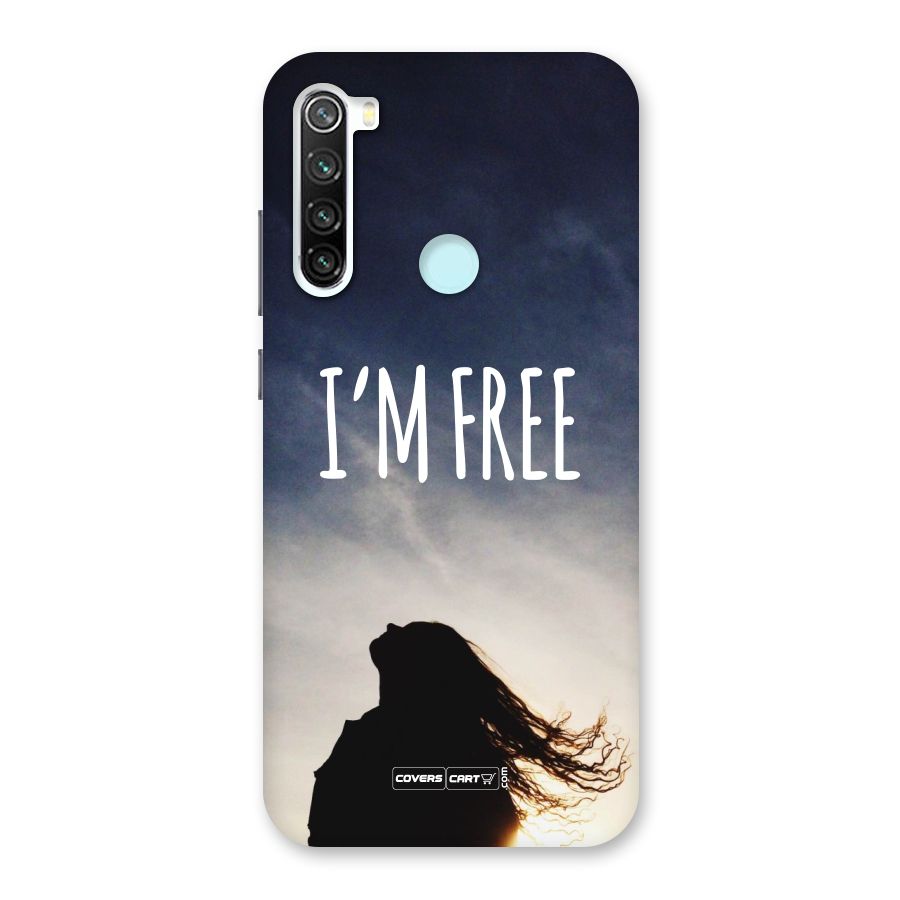I m Free Back Case for Redmi Note 8