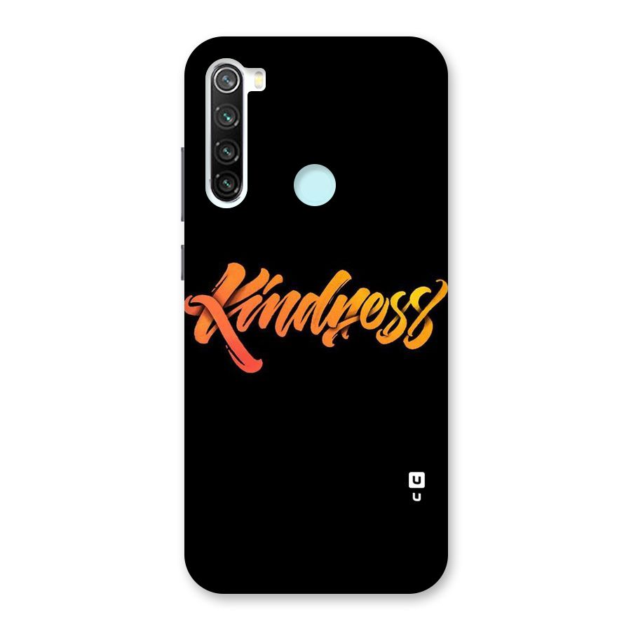Kindness Back Case for Redmi Note 8