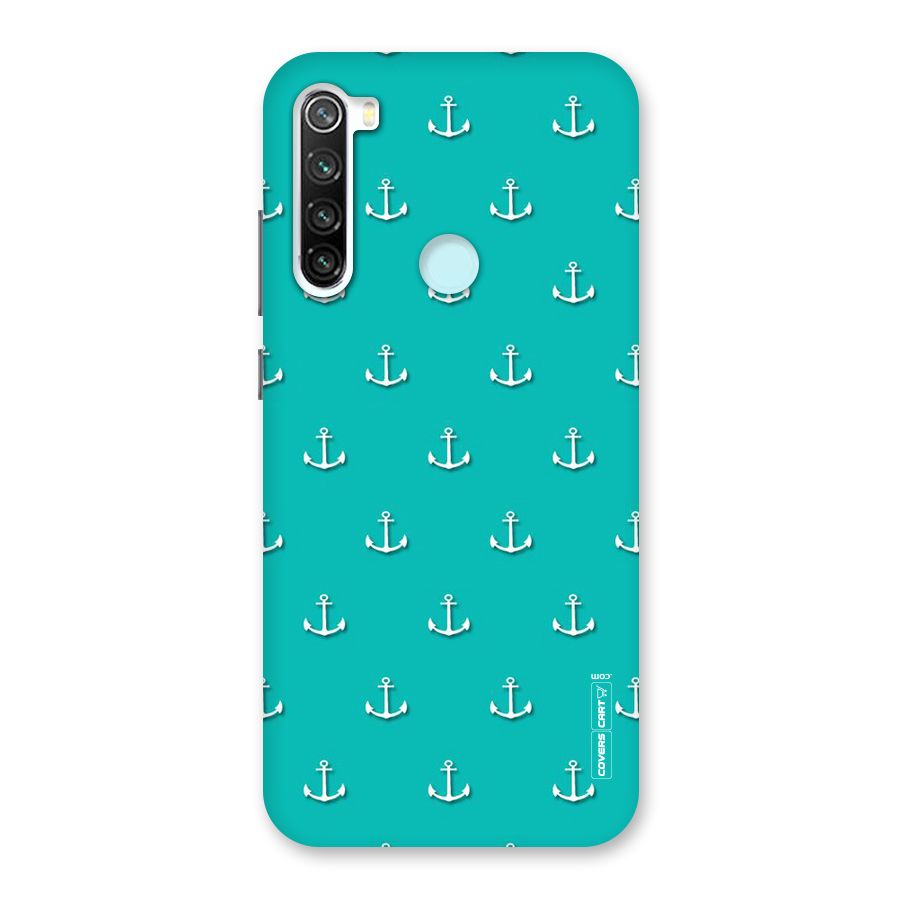 Light Blue Anchor Back Case for Redmi Note 8