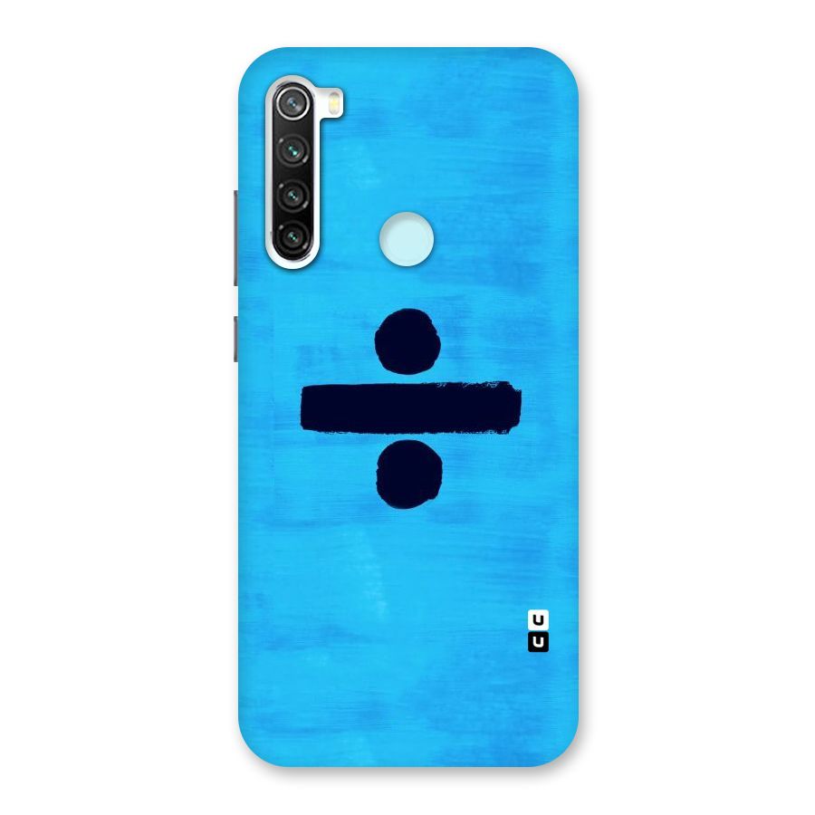 Math And Blue Back Case for Redmi Note 8