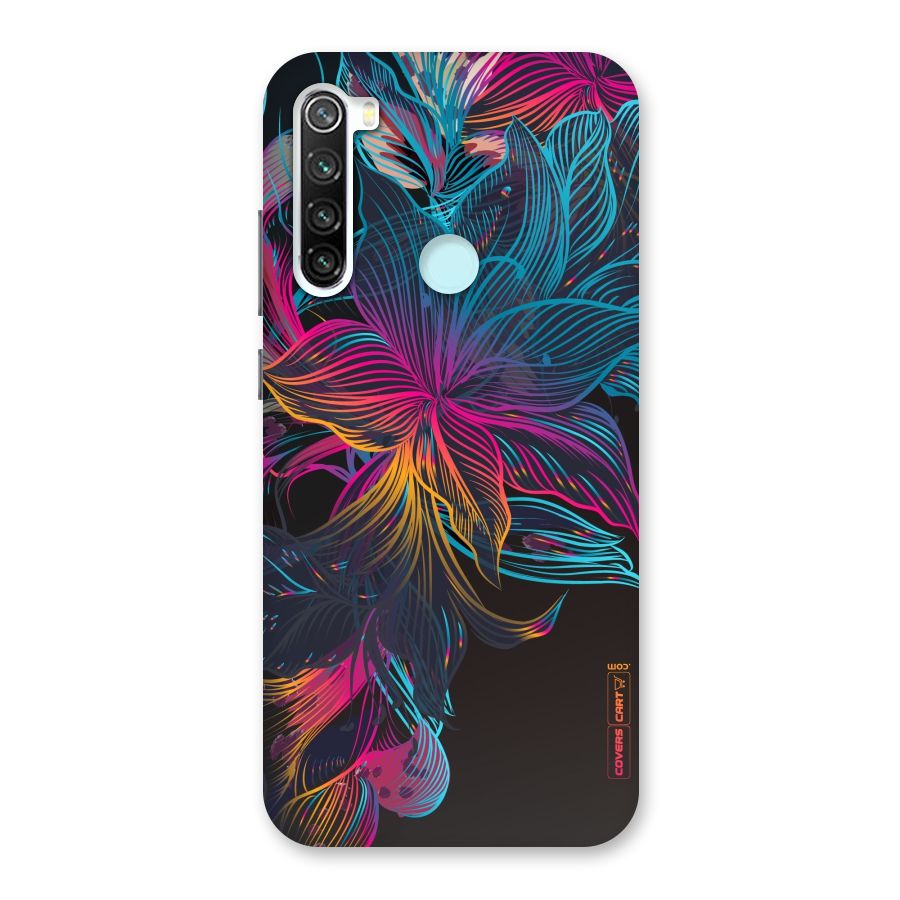 Multi-Colour Flowers Back Case for Redmi Note 8