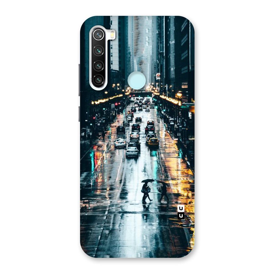 NY Streets Rainy Back Case for Redmi Note 8