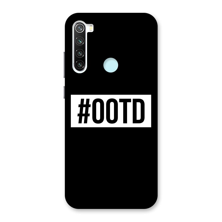 OOTD Back Case for Redmi Note 8