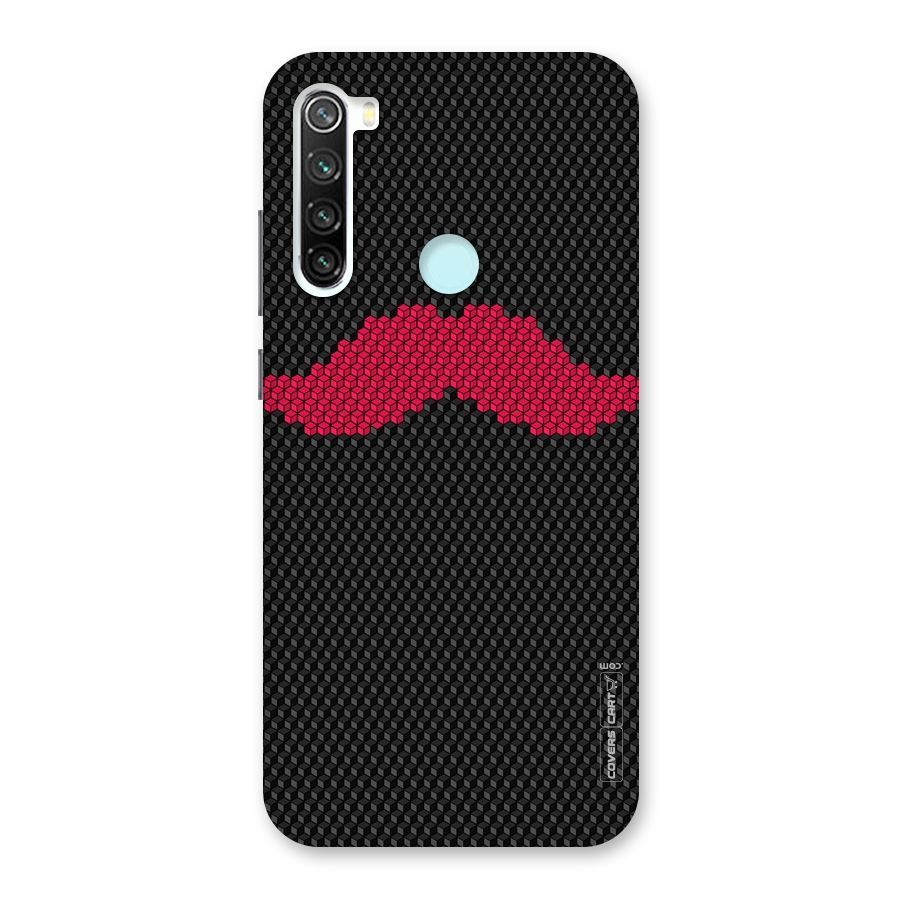 Pink Moustache Back Case for Redmi Note 8