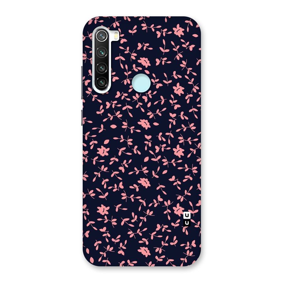 Pink Plant Design Back Case for Redmi Note 8