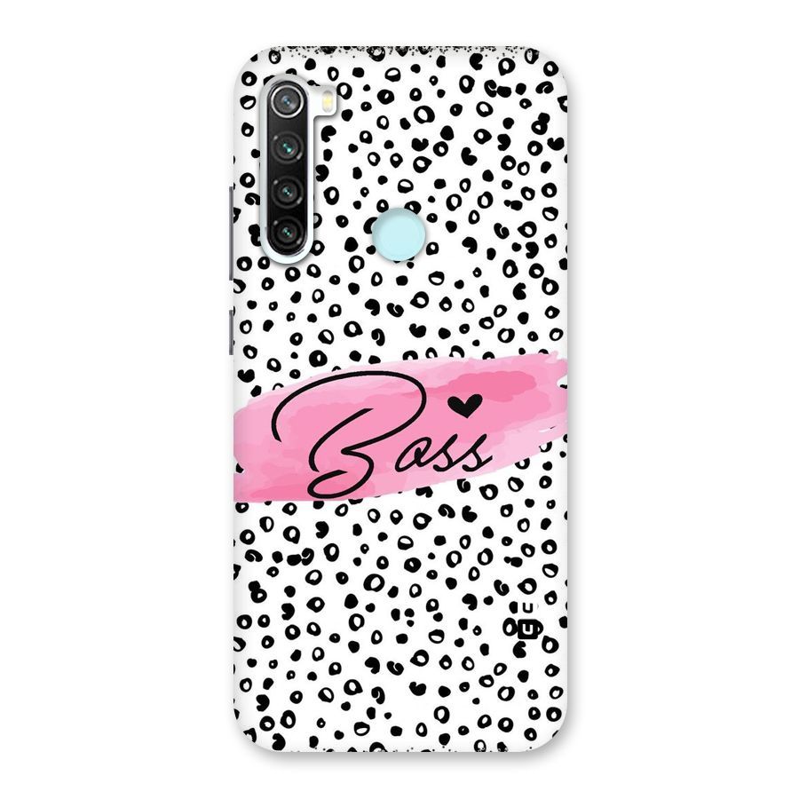 Polka Boss Back Case for Redmi Note 8