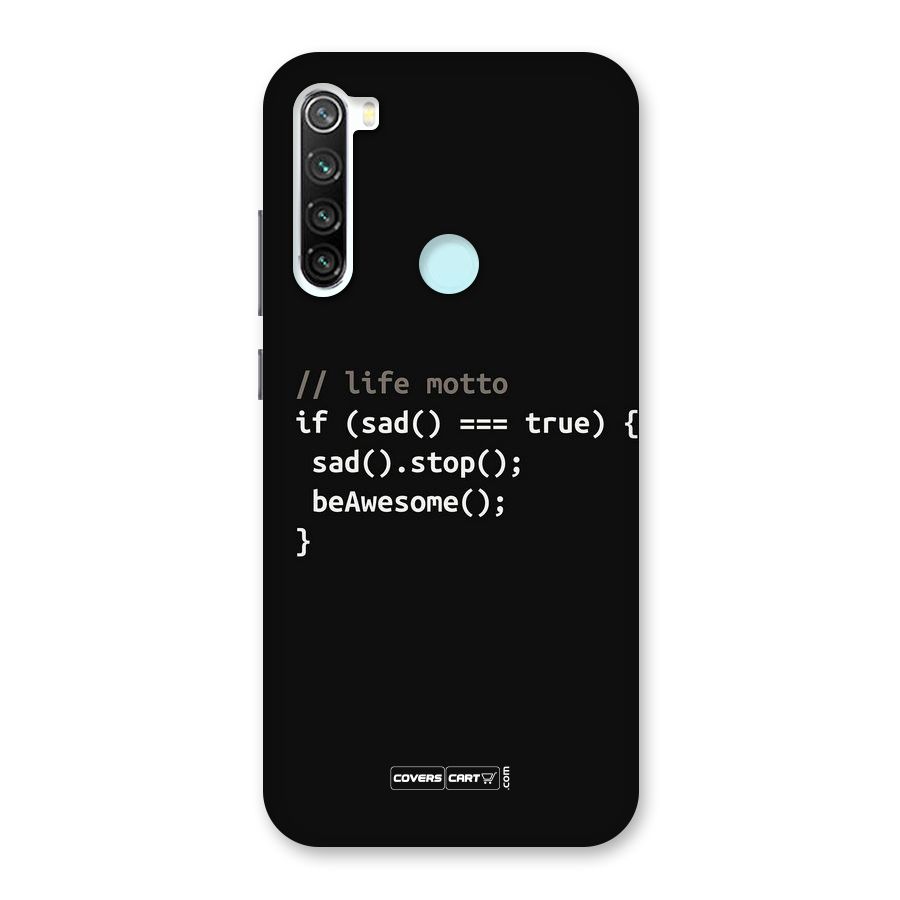 Programmers Life Back Case for Redmi Note 8