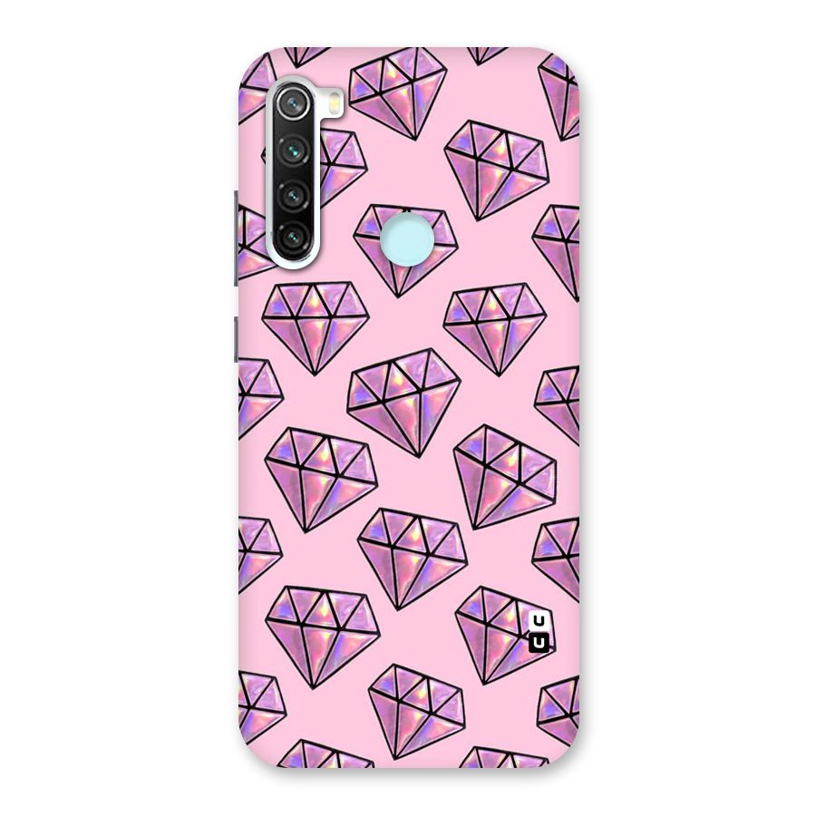 Purple Diamond Designs Back Case for Redmi Note 8