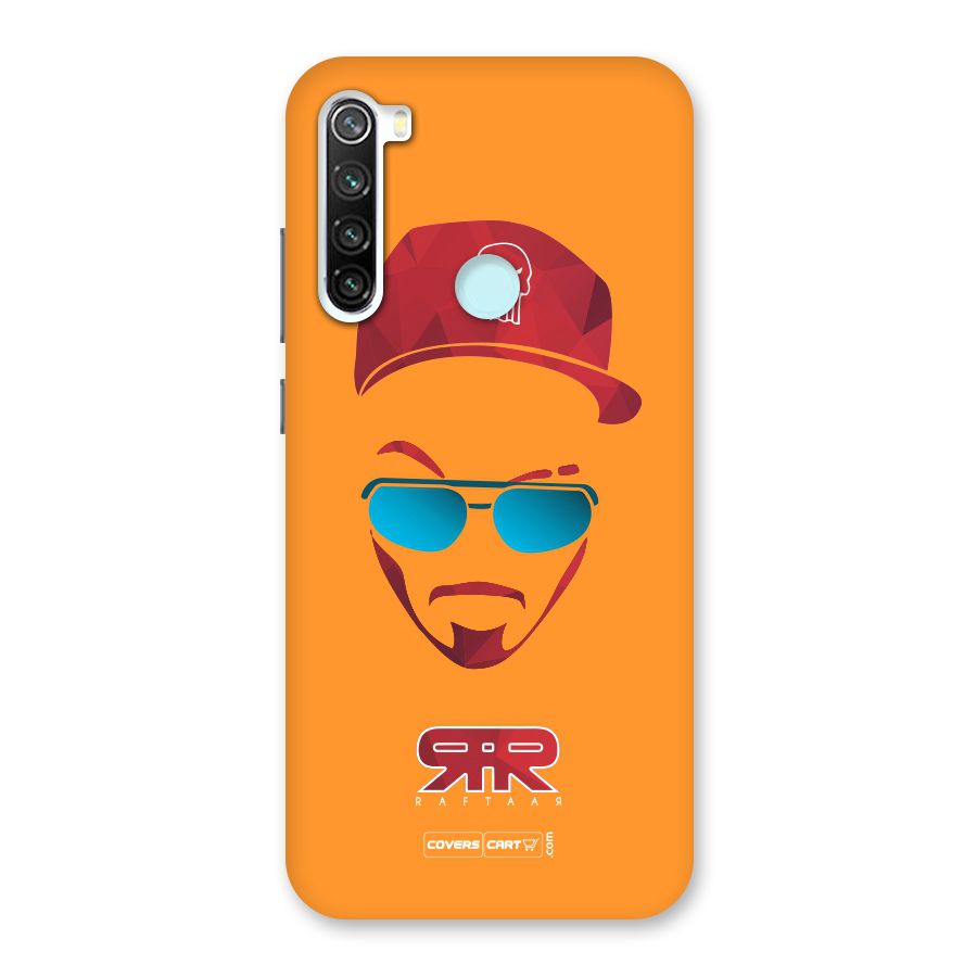 Raftaar Orange Back Case for Redmi Note 8